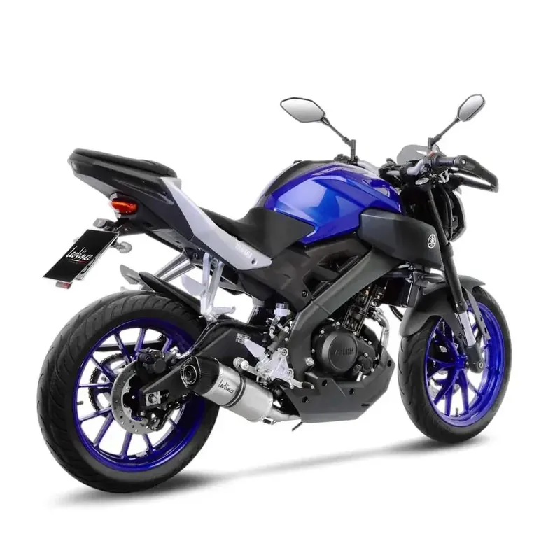 LeoVince LV One Evo uitlaatsysteem voor Yamaha 21-24 MT-125 (Stainless steel muffler) (ECE-approved) (14365EK) Actieprijs