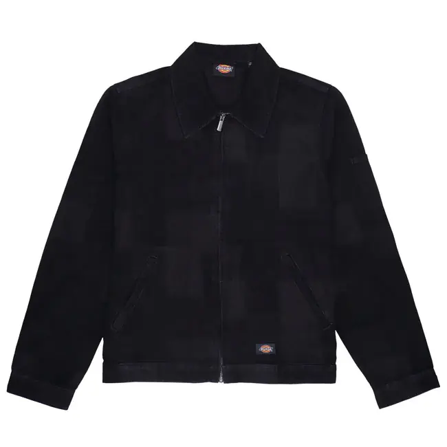Dickies Jacquard Eisenhower Jas Rinsed Black / S Uitverkoop