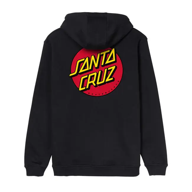 Santa Cruz Stippenborst Hoodie Black / S Lage Kosten