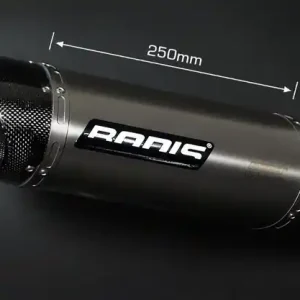 Bodis uitlaat Honda CBR600RR 2007-2012 Oval Q1S Titanium mantel Beperkt Aanbod