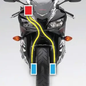 Lage Prijs HEL remleidingen Triumph Sprint RS955 1999-2004 F voorzijde